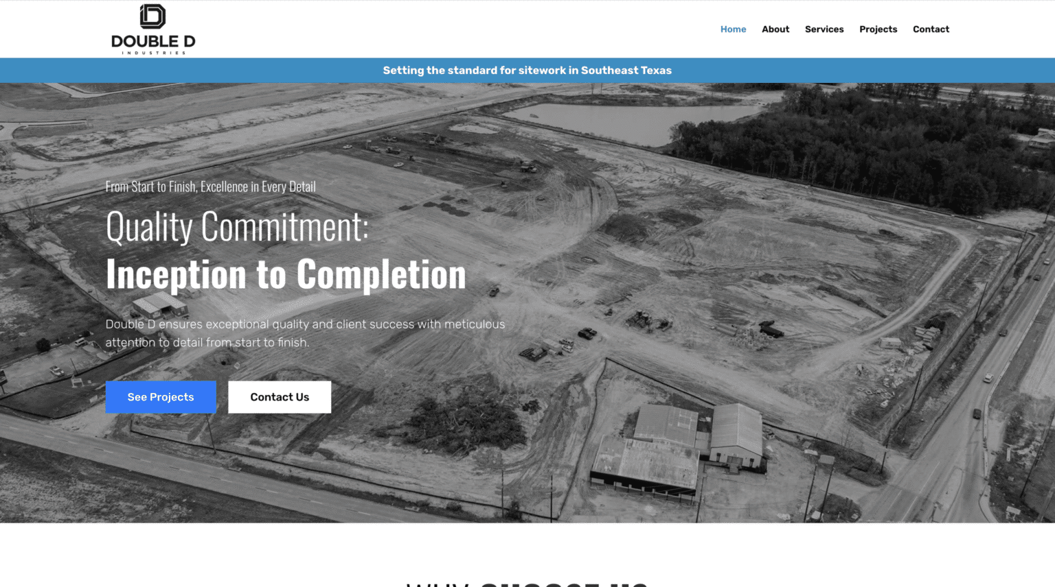 Double D Industries website