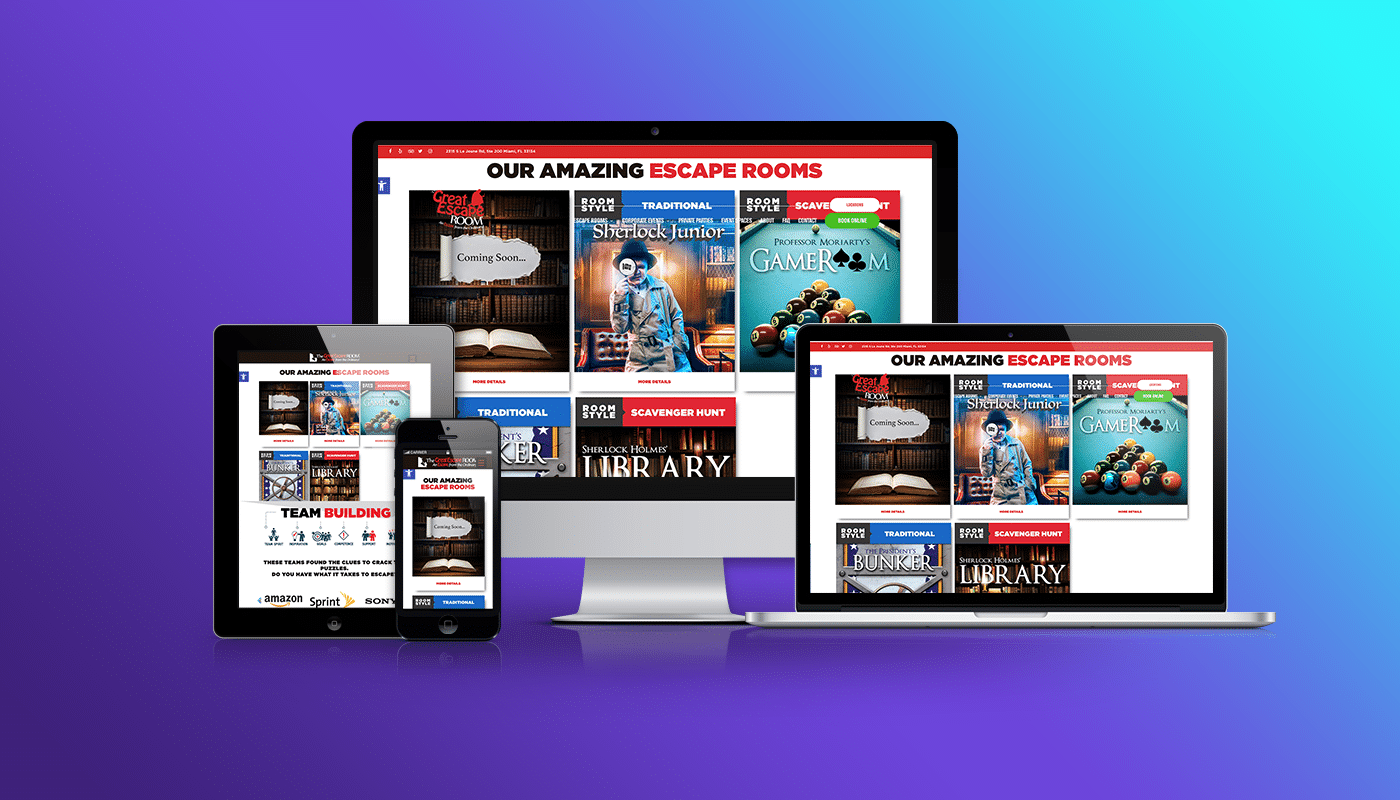 Affordable Website Design For Event Shows And Game Stores