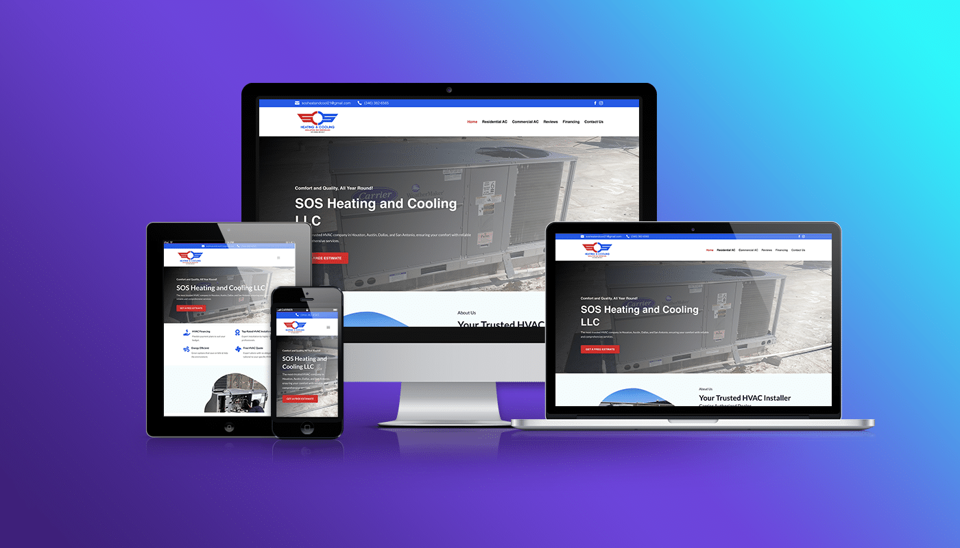 Website Design For Hvac Contractor Services