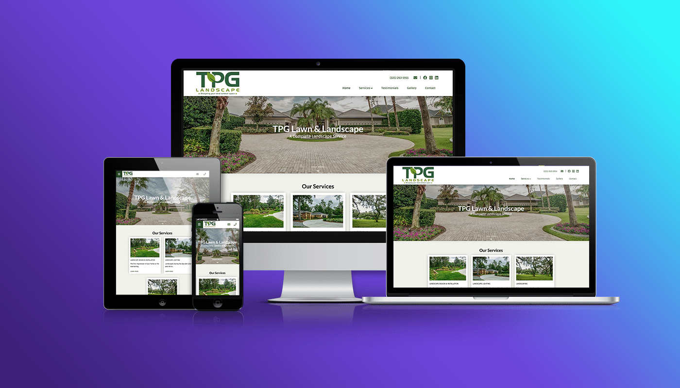 Website Design For Lawn And Landscape Services