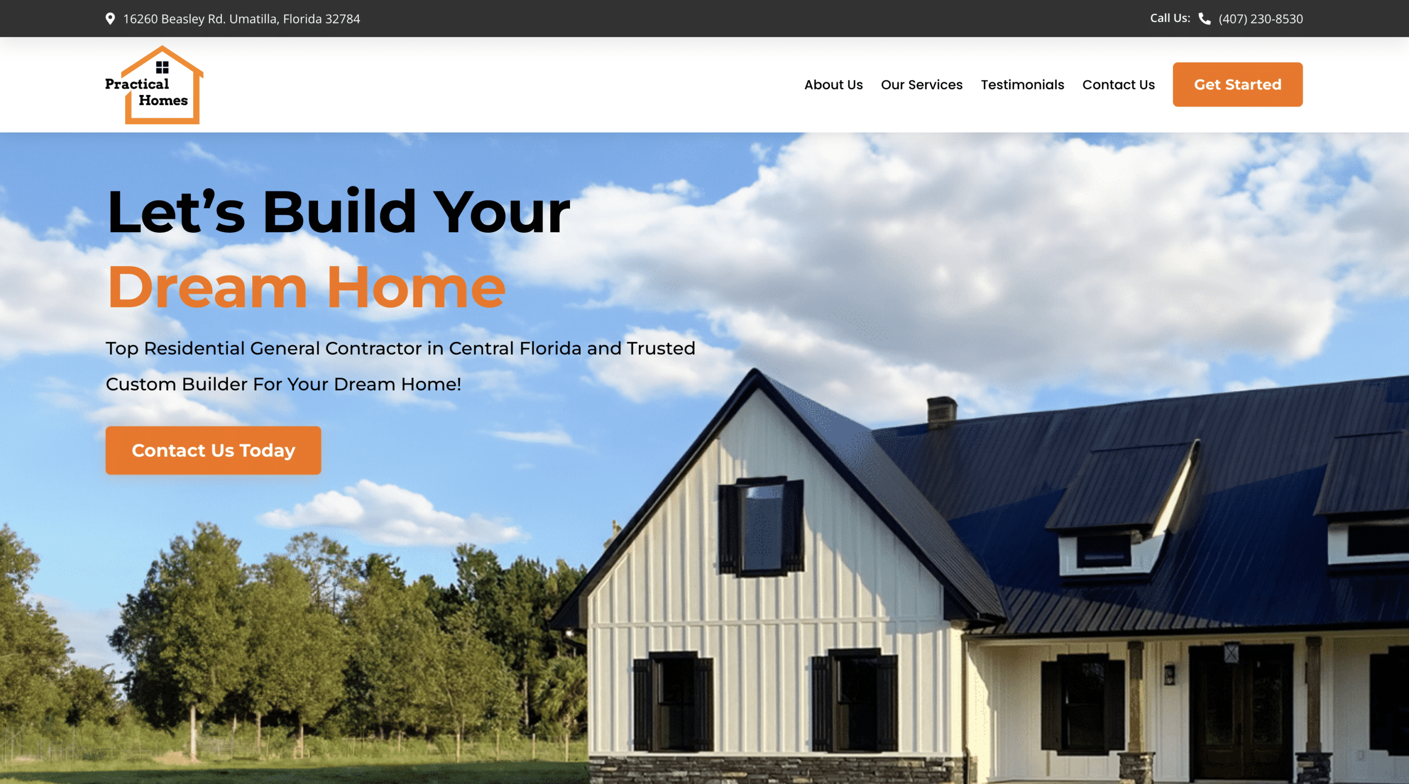 Practical Homes website